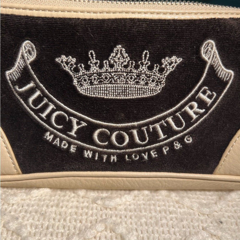 Vintage Iconic Y2K Juicy Couture Velour Baguette Little Bag Purse - Picture 11 of 11
